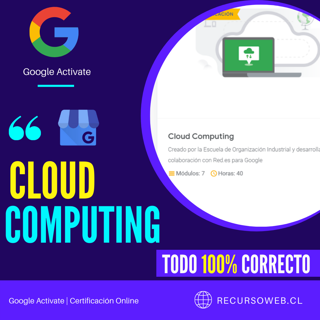 Cloud Computing Respuestas Google Activate